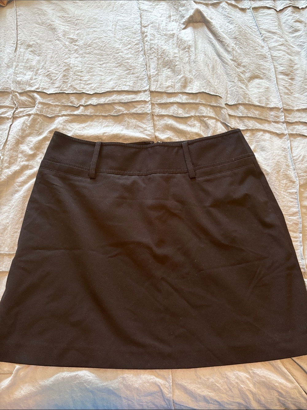 The Limited Black Mini Skirt with Belt Loops